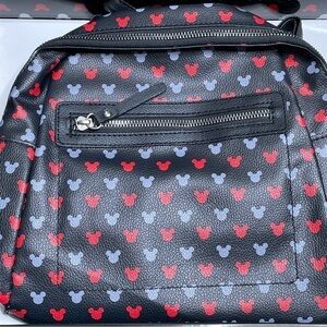 Disney black mini backpack Mickey Mouse New